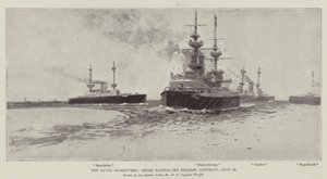 Le manovre navali, tattiche a vapore al largo di Belfast, sabato 22 luglio da Henry Charles Seppings Wright